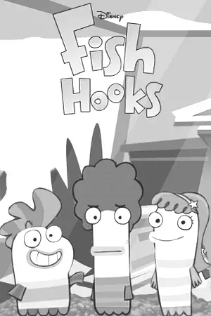 Fish Hooks Children Coloring Pages 3