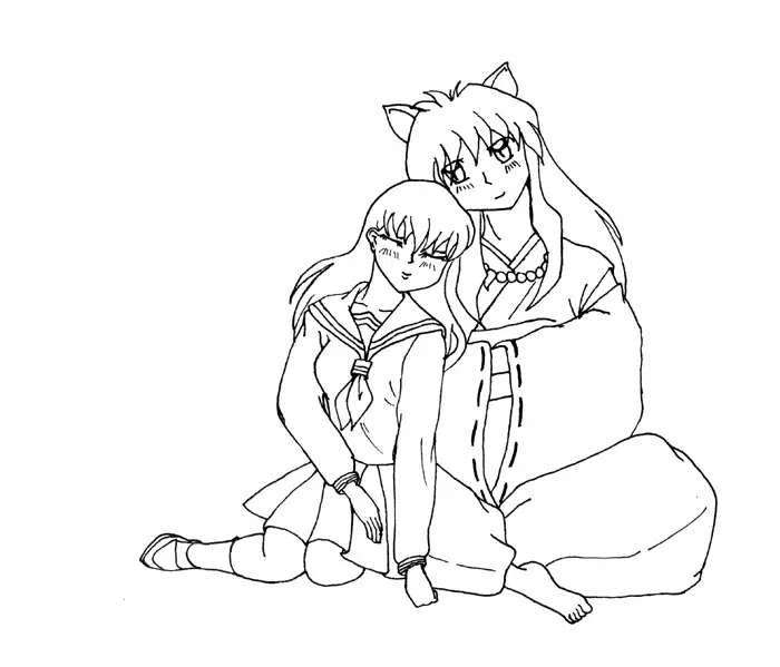 Inuyasha The Final Act Children Coloring Pages 6