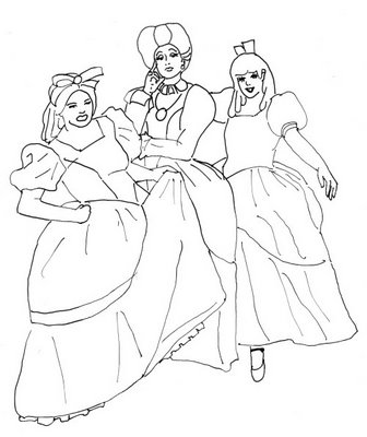Cinderella 2 Children Coloring Pages 5